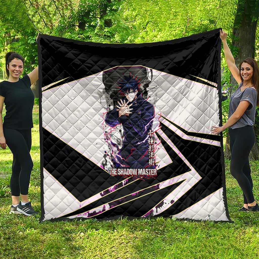 Megumi Fushiguro Shadow Master Quilt Ink-Stained Cursed Technique Style