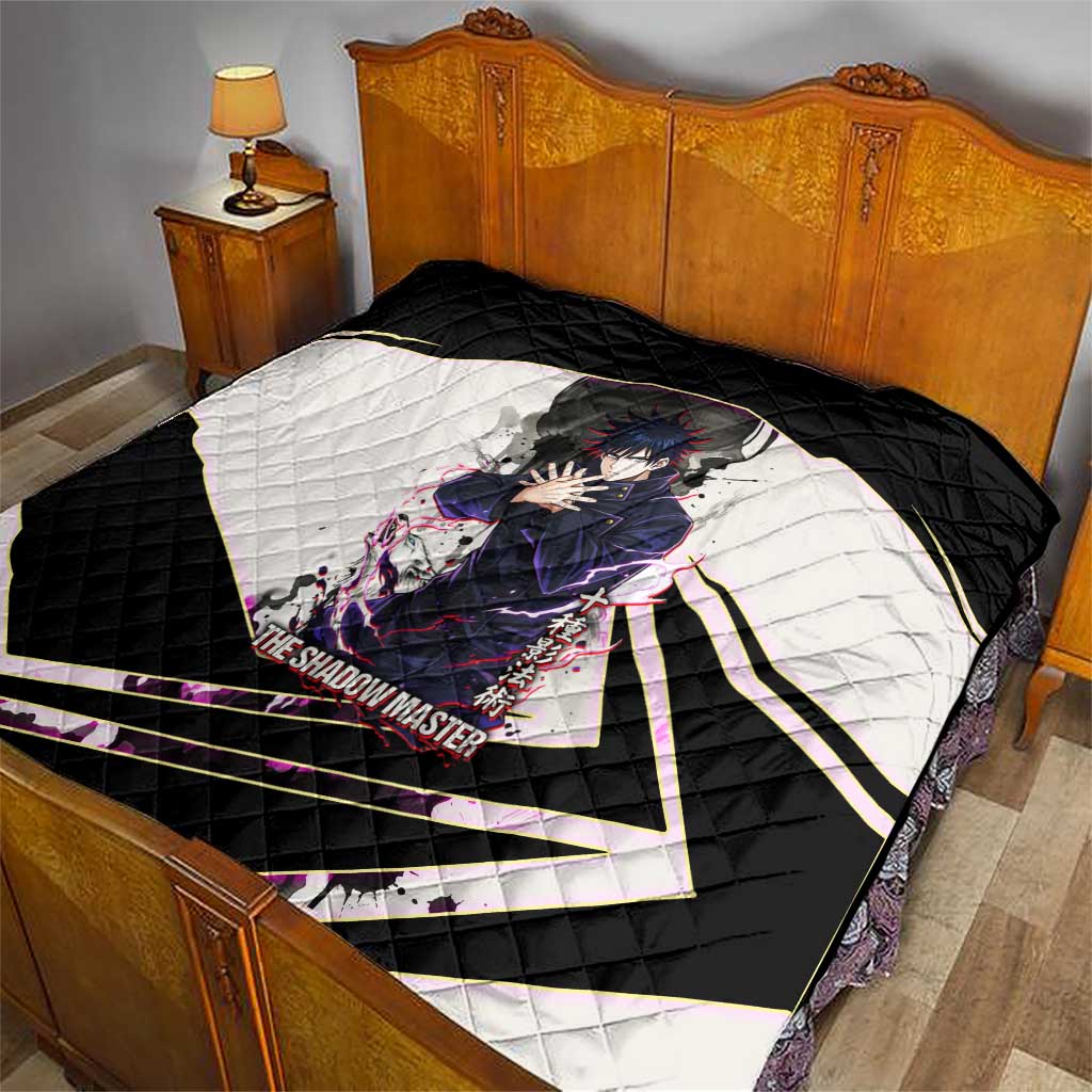 Megumi Fushiguro Shadow Master Quilt Ink-Stained Cursed Technique Style