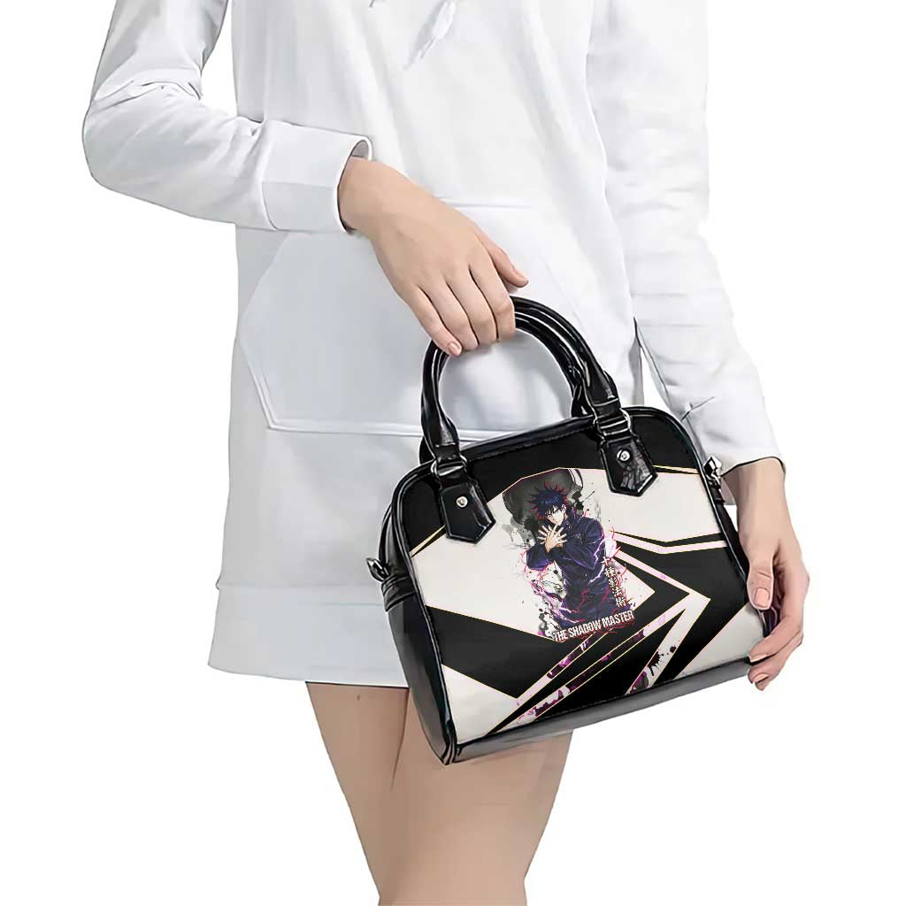 Megumi Fushiguro Shadow Master Shoulder Handbag Ink-Stained Cursed Technique Style