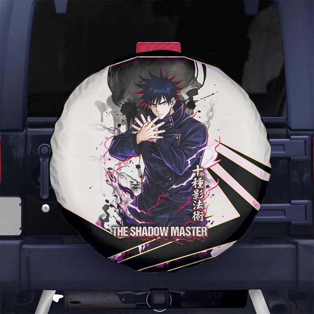 Megumi Fushiguro Shadow Master Spare Tire Cover Ink-Stained Cursed Technique Style
