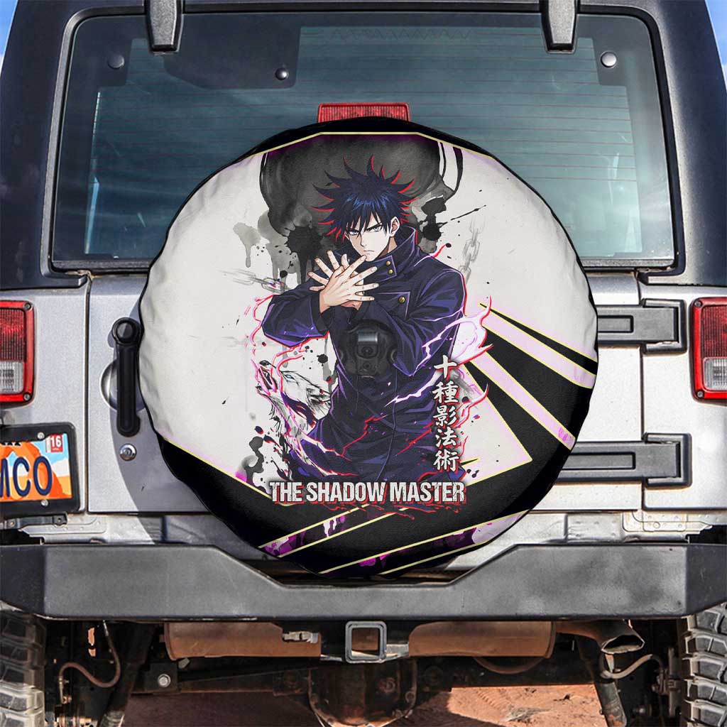 Megumi Fushiguro Shadow Master Spare Tire Cover Ink-Stained Cursed Technique Style