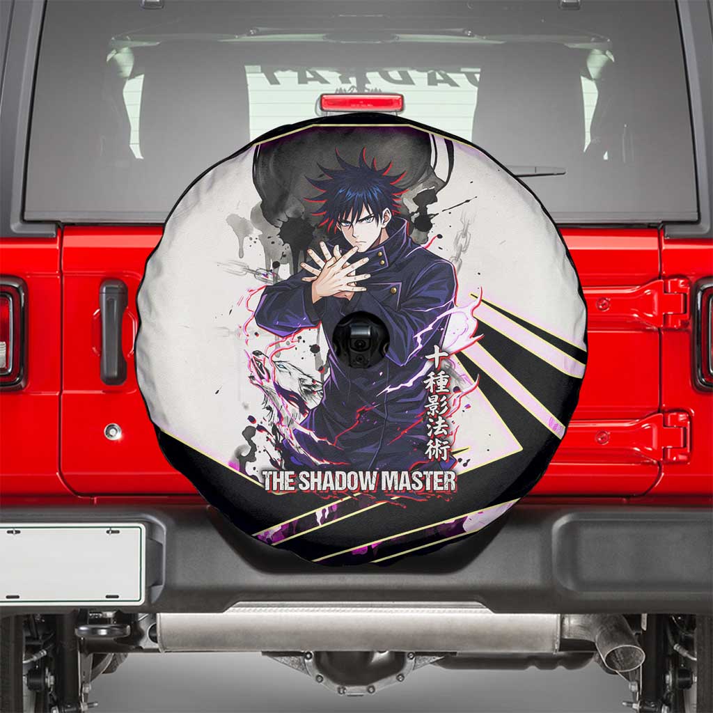 Megumi Fushiguro Shadow Master Spare Tire Cover Ink-Stained Cursed Technique Style