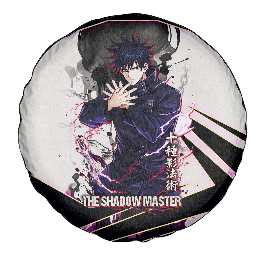 Megumi Fushiguro Shadow Master Spare Tire Cover Ink-Stained Cursed Technique Style