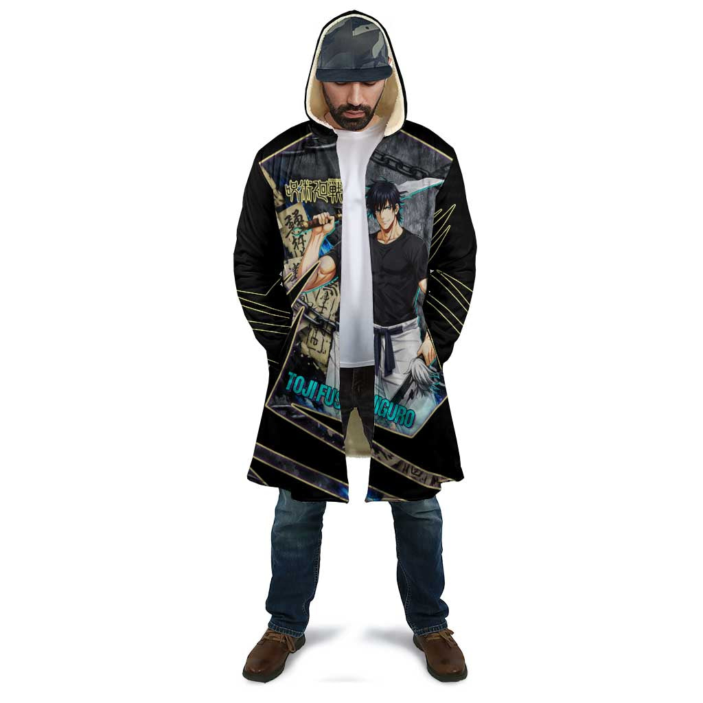 Toji Fushiguro Sorcerer Killer Cloak Dark Scroll Samurai Ink Style