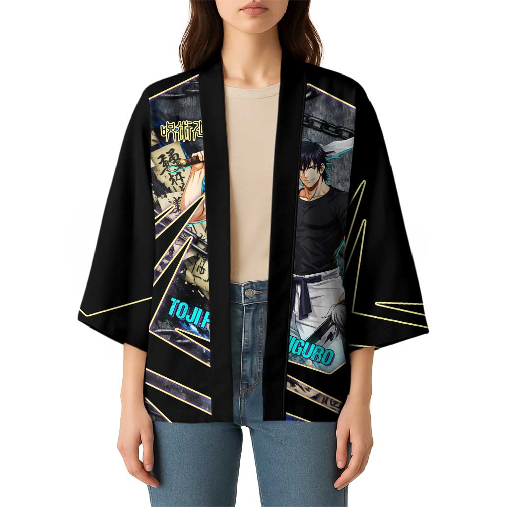 Toji Fushiguro Sorcerer Killer Kimono Dark Scroll Samurai Ink Style