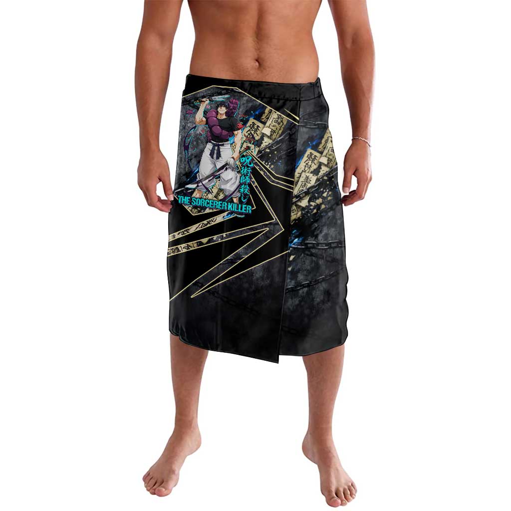 Toji Fushiguro Sorcerer Killer Lavalava Dark Scroll Samurai Ink Style