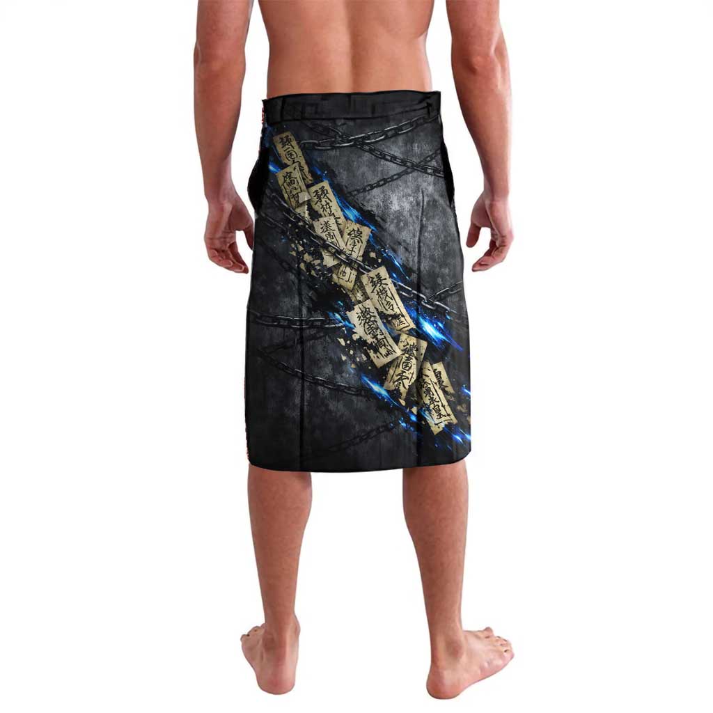 Toji Fushiguro Sorcerer Killer Lavalava Dark Scroll Samurai Ink Style