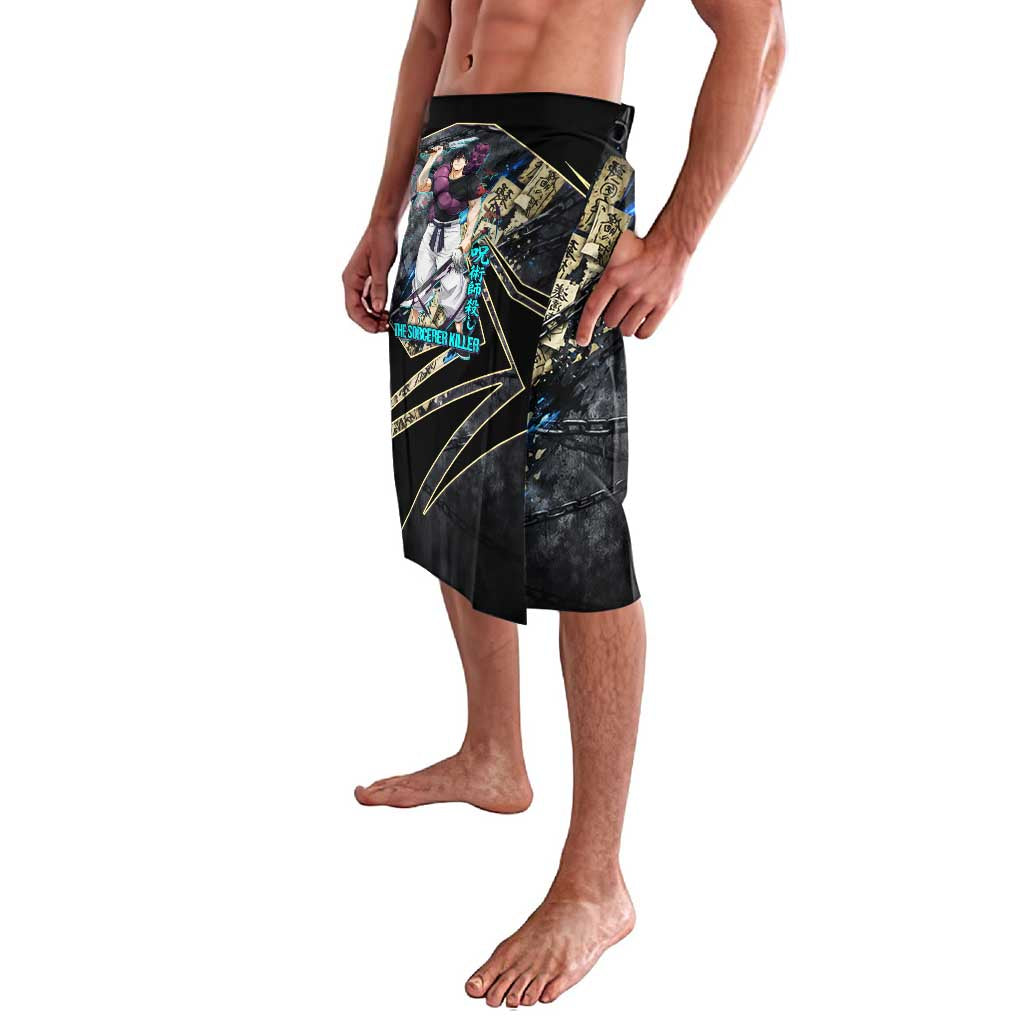 Toji Fushiguro Sorcerer Killer Lavalava Dark Scroll Samurai Ink Style