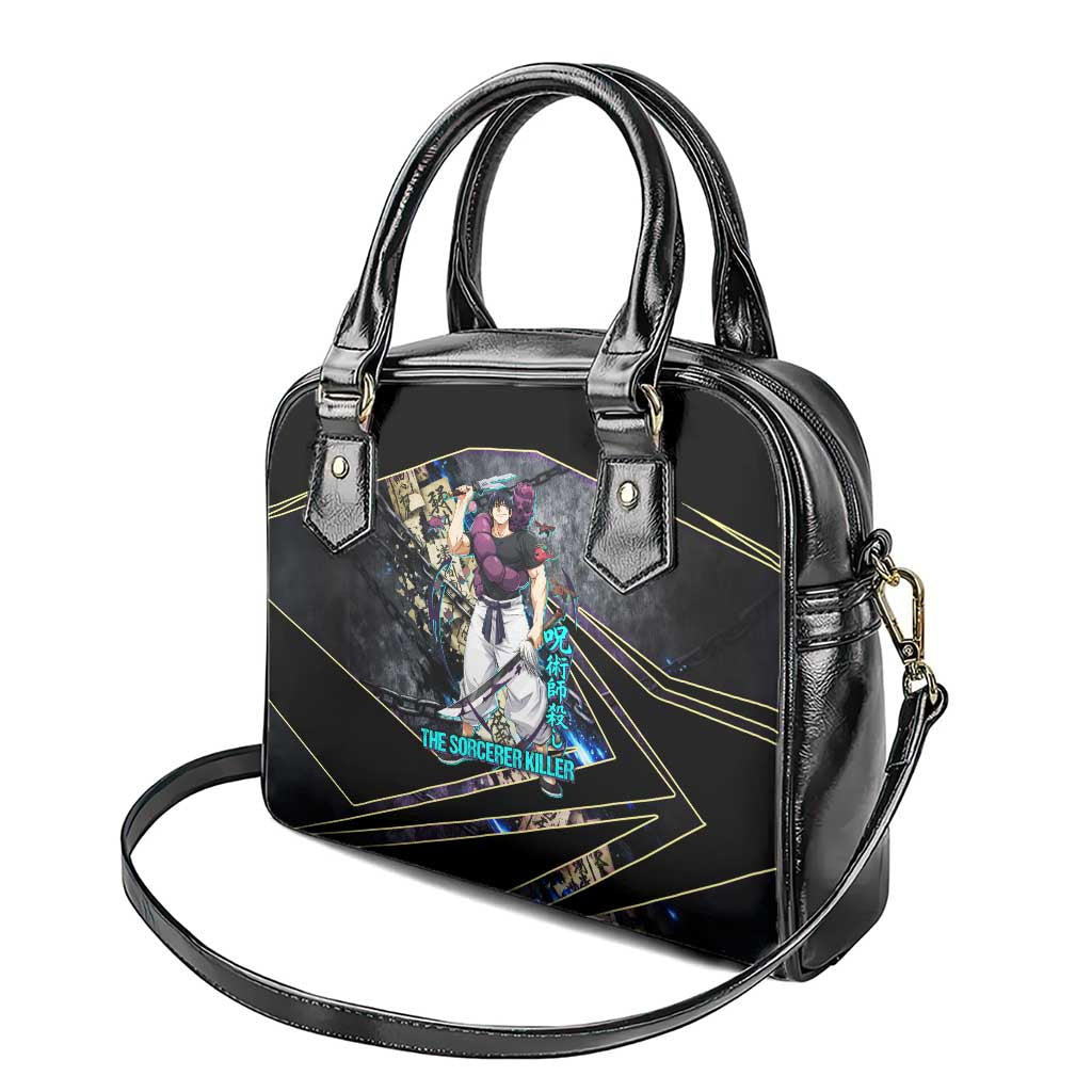 Toji Fushiguro Sorcerer Killer Shoulder Handbag Dark Scroll Samurai Ink Style