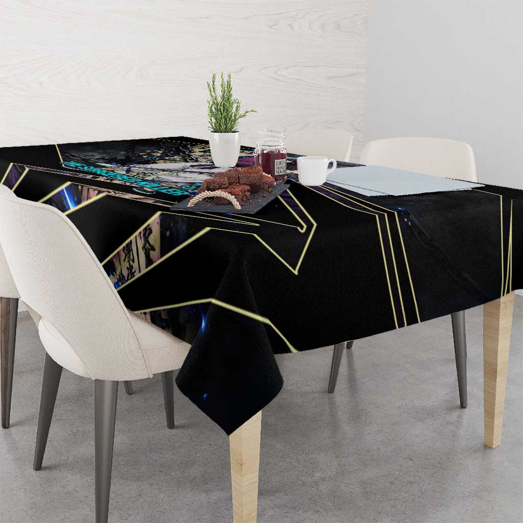 Toji Fushiguro Sorcerer Killer Tablecloth Dark Scroll Samurai Ink Style