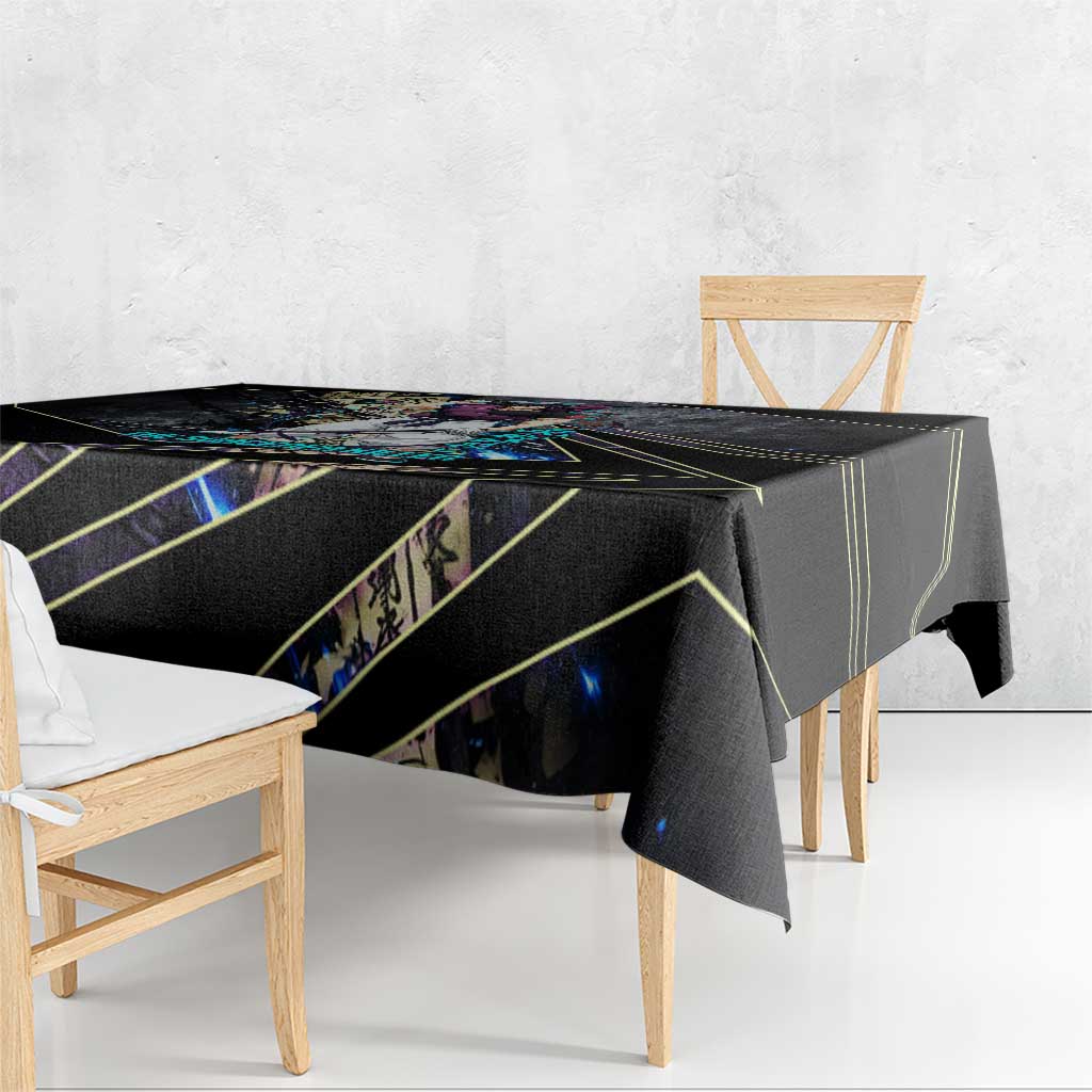 Toji Fushiguro Sorcerer Killer Tablecloth Dark Scroll Samurai Ink Style