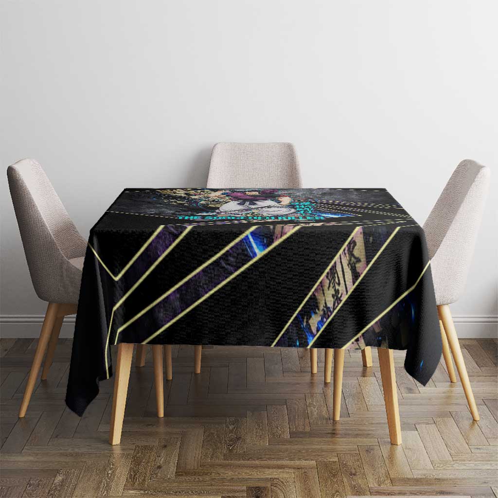 Toji Fushiguro Sorcerer Killer Tablecloth Dark Scroll Samurai Ink Style