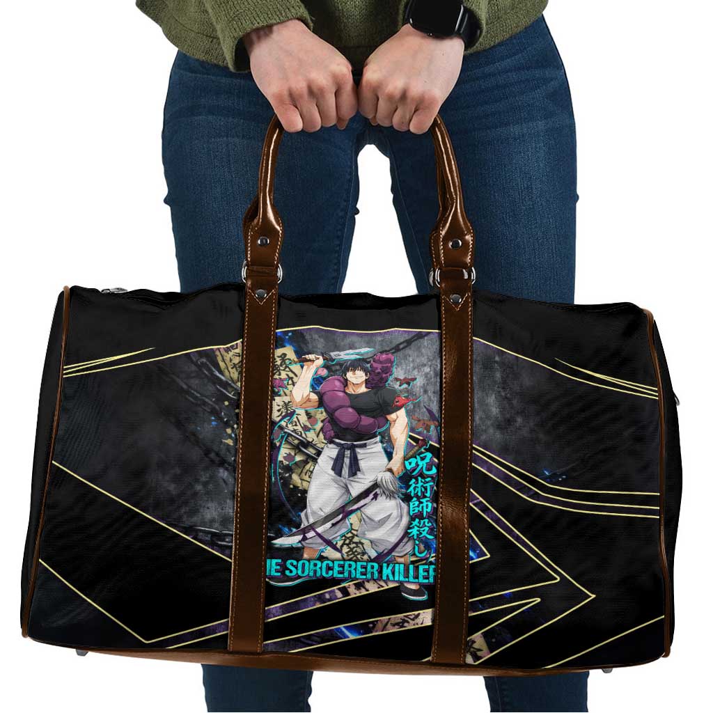 Toji Fushiguro Sorcerer Killer Travel Bag Dark Scroll Samurai Ink Style