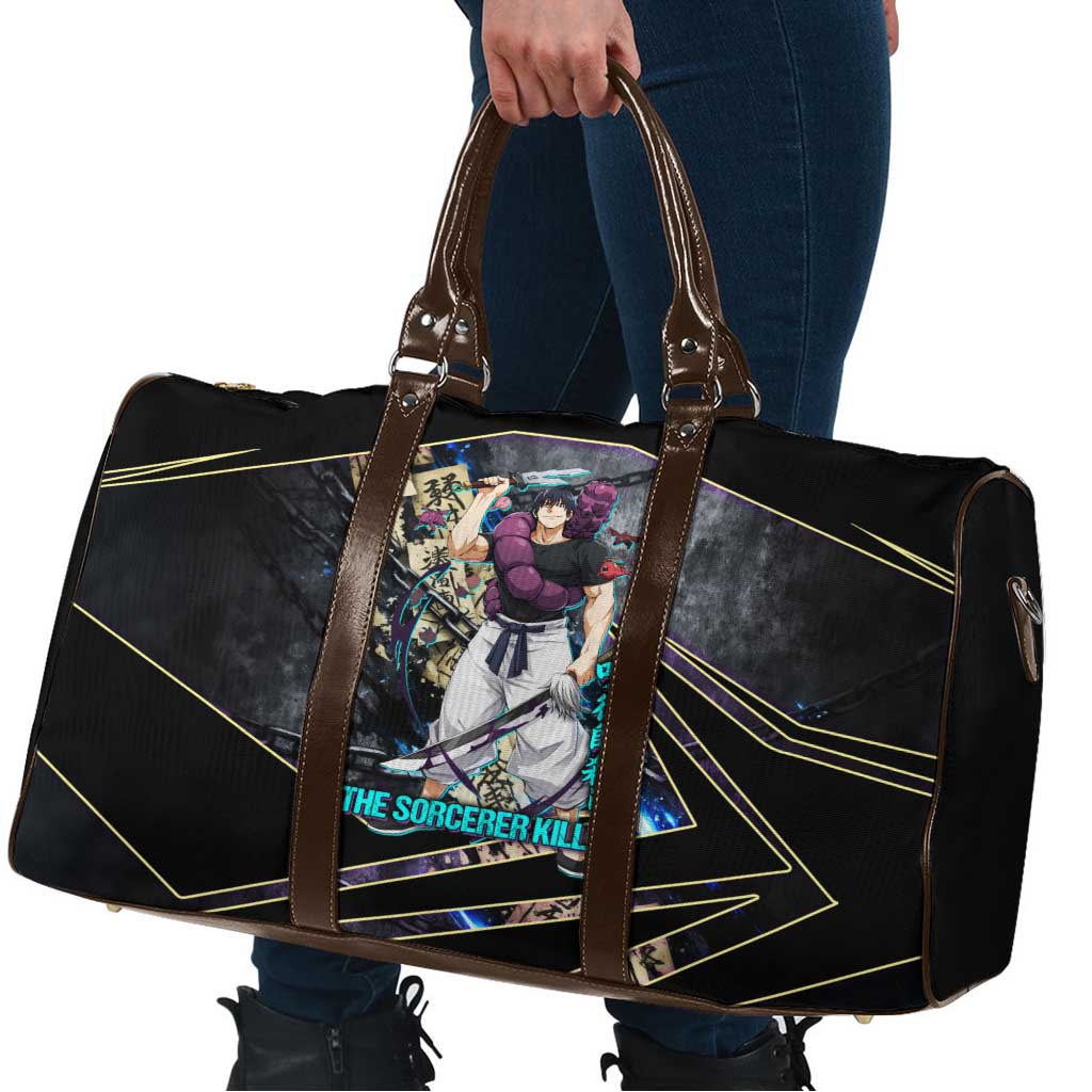 Toji Fushiguro Sorcerer Killer Travel Bag Dark Scroll Samurai Ink Style
