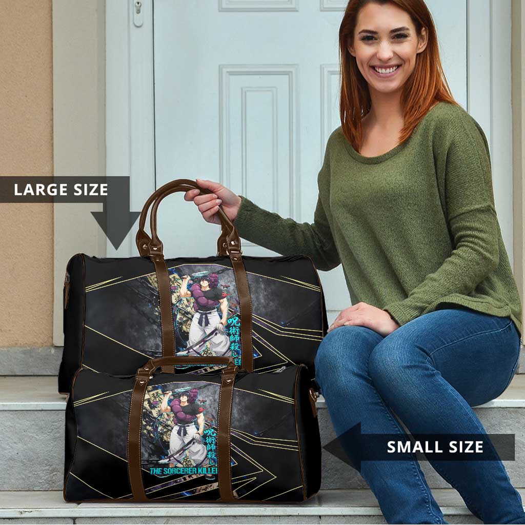 Toji Fushiguro Sorcerer Killer Travel Bag Dark Scroll Samurai Ink Style
