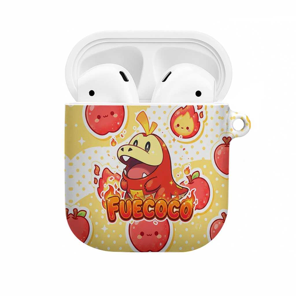 Fuecoco AirPods Case Kawaii Apple Flame Pop Art