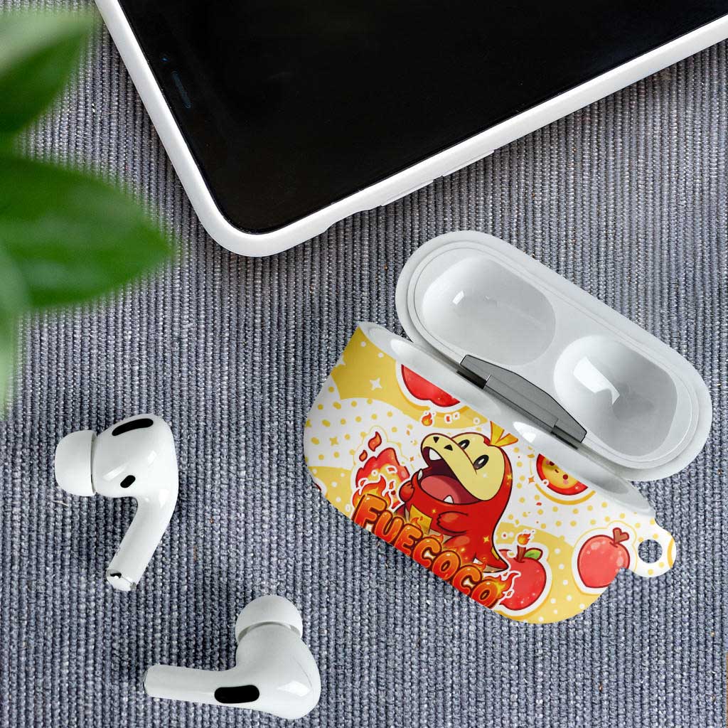 Fuecoco AirPods Case Kawaii Apple Flame Pop Art