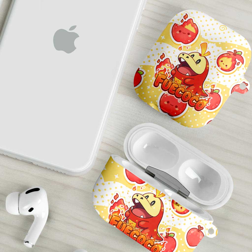 Fuecoco AirPods Case Kawaii Apple Flame Pop Art
