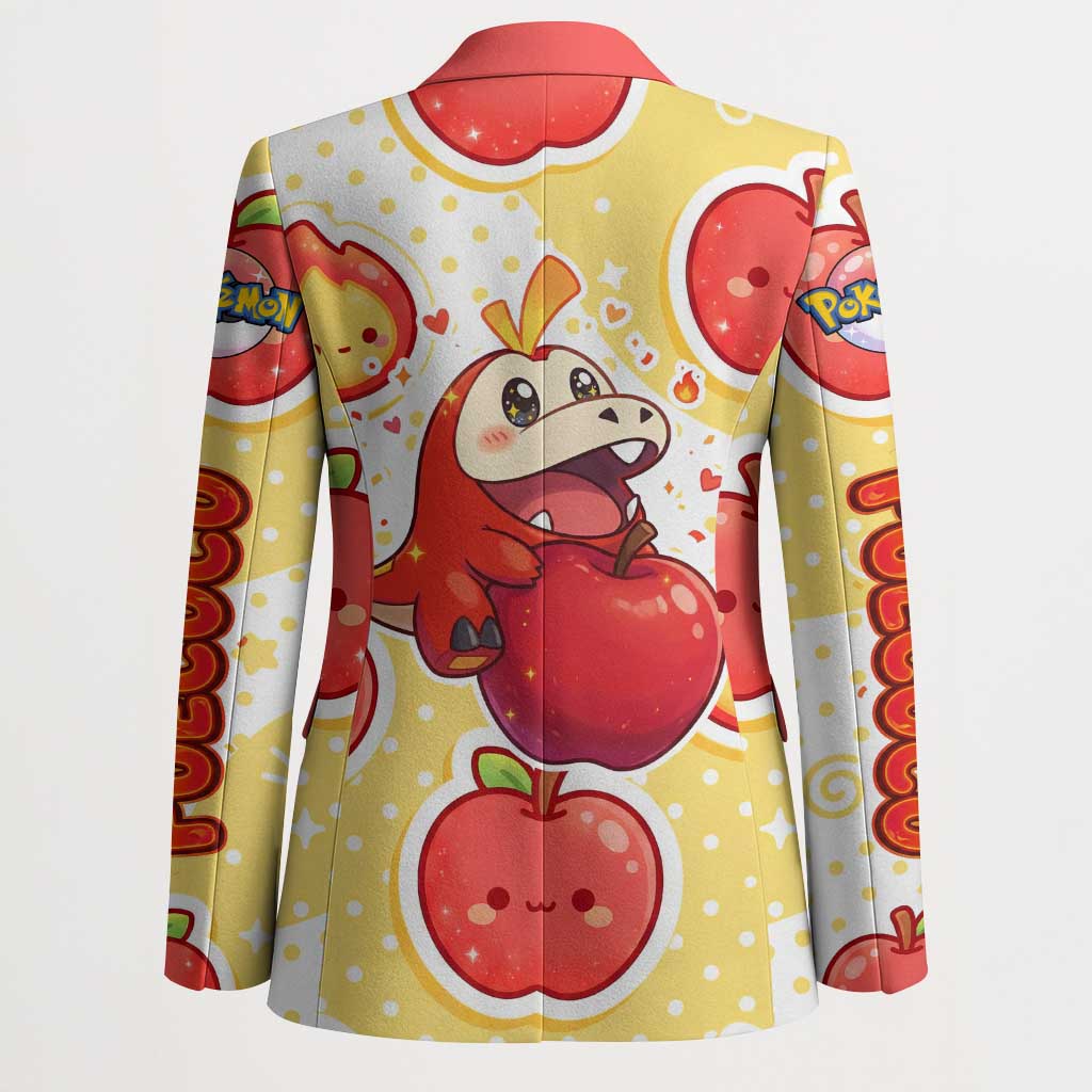 Fuecoco Blazer Kawaii Apple Flame Pop Art