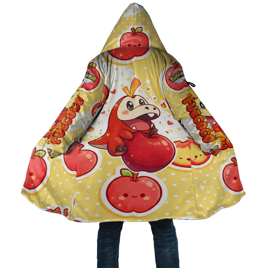Fuecoco Cloak Kawaii Apple Flame Pop Art
