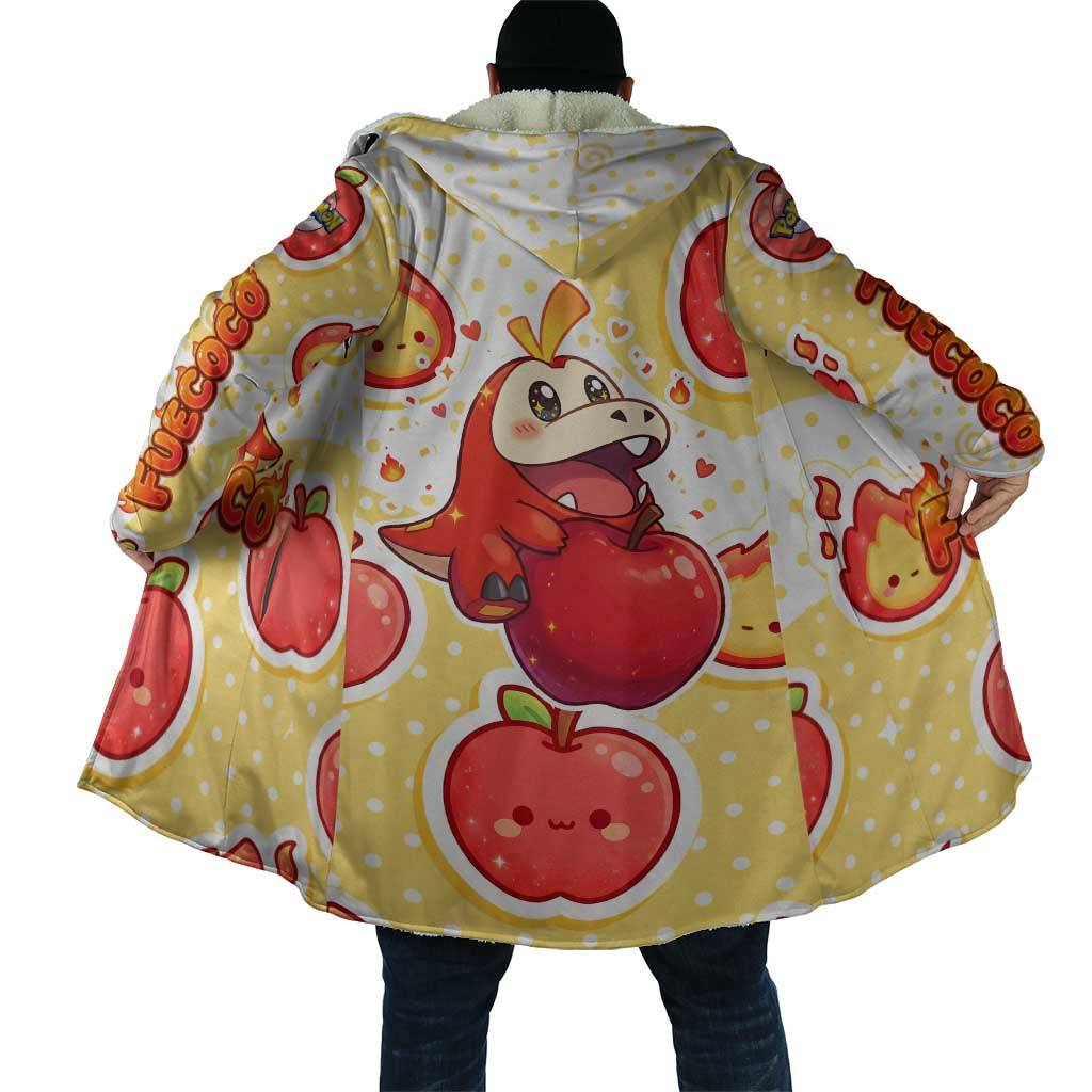 Fuecoco Cloak Kawaii Apple Flame Pop Art