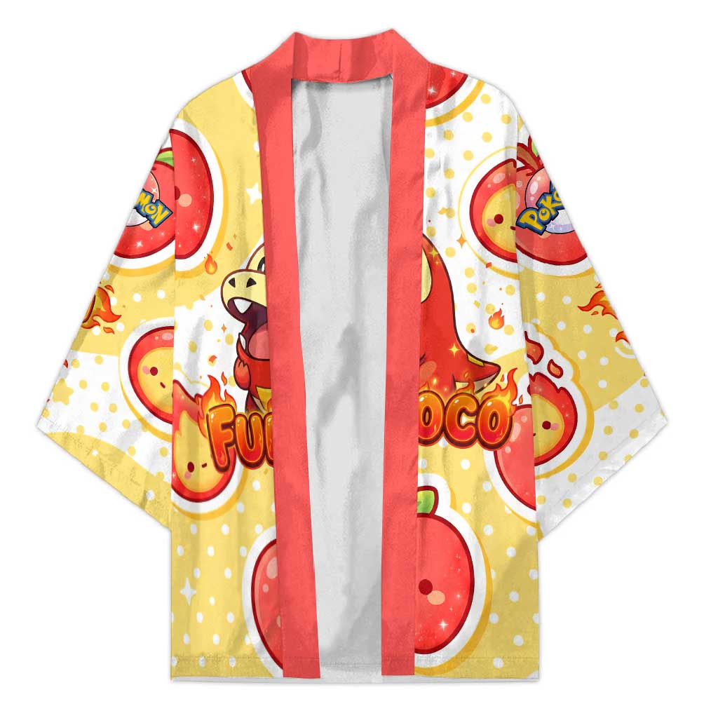 Fuecoco Kimono Kawaii Apple Flame Pop Art