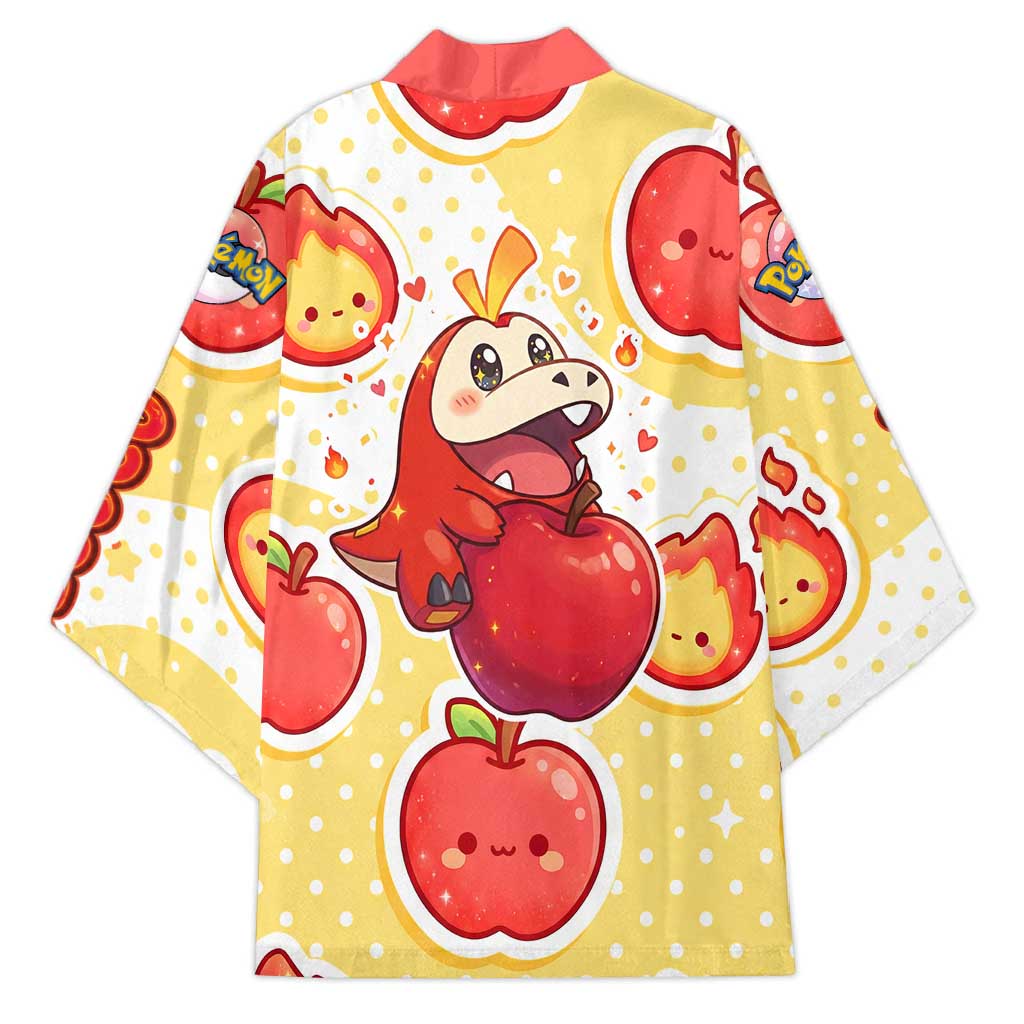 Fuecoco Kimono Kawaii Apple Flame Pop Art