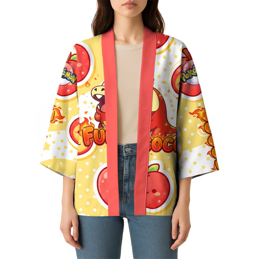 Fuecoco Kimono Kawaii Apple Flame Pop Art