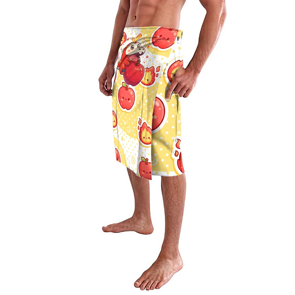 Fuecoco Lavalava Kawaii Apple Flame Pop Art