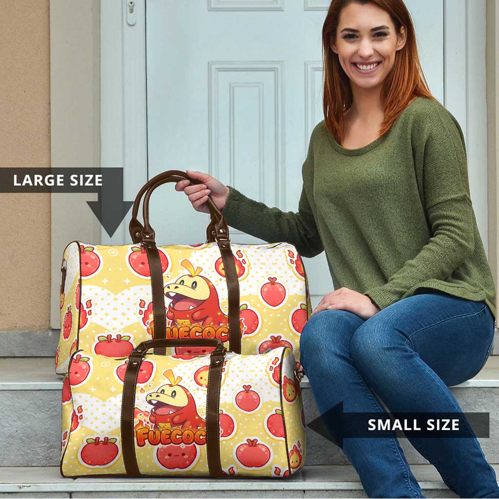 Fuecoco Travel Bag Kawaii Apple Flame Pop Art