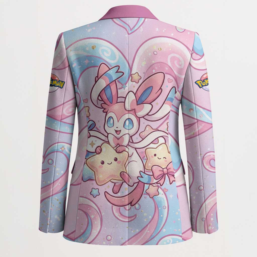 Sylveon Blazer Magical Pastel Heart Ribbon Art