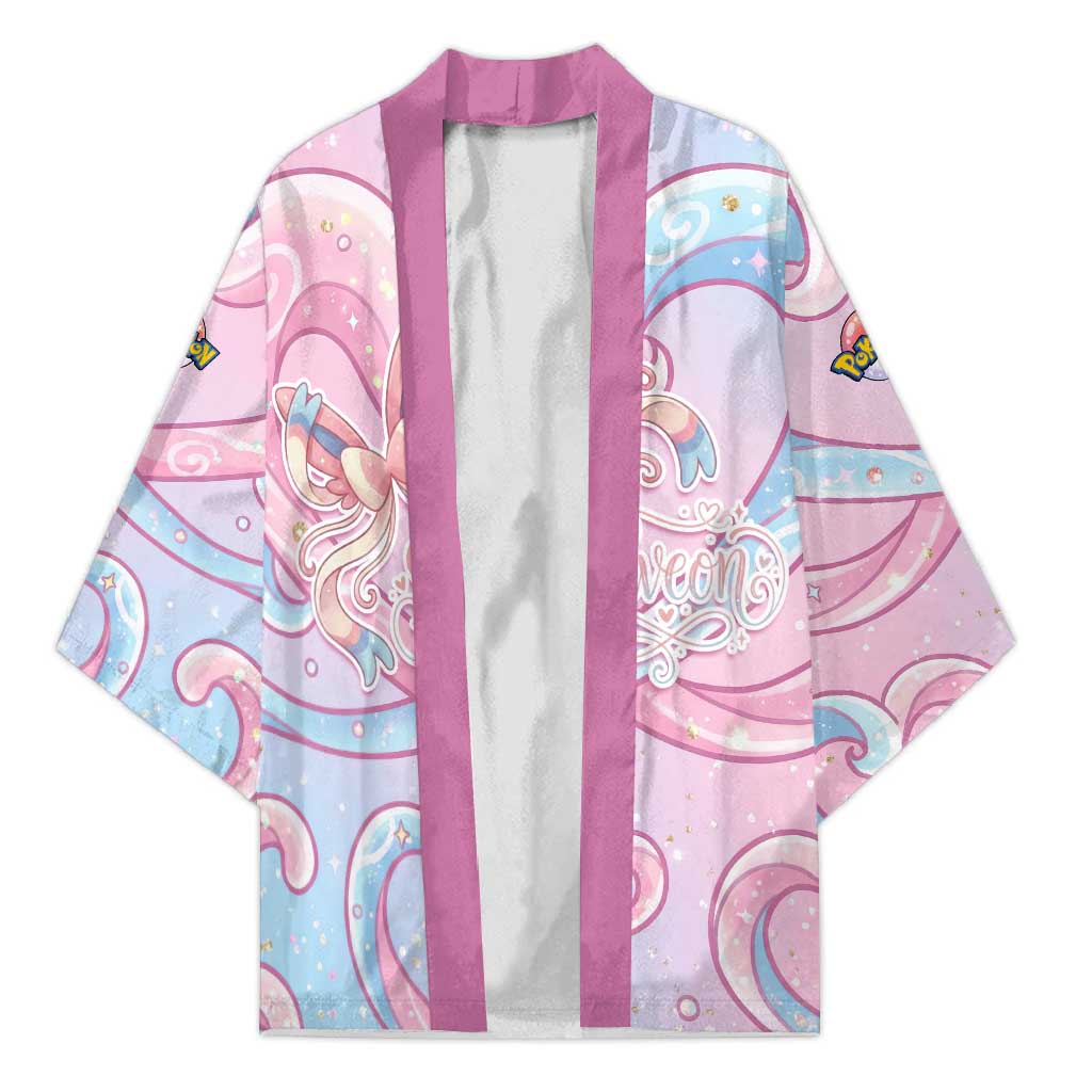 Sylveon Kimono Magical Pastel Heart Ribbon Art