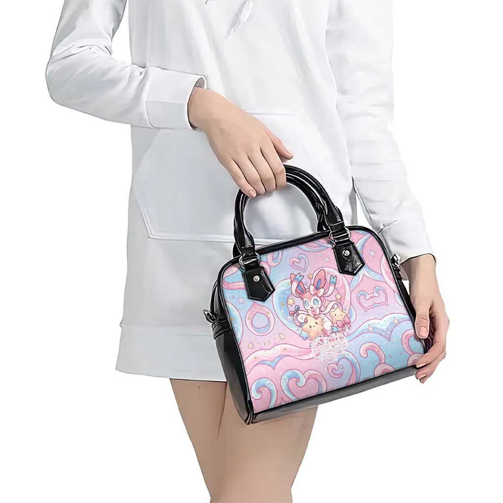 Sylveon Shoulder Handbag Magical Pastel Heart Ribbon Art
