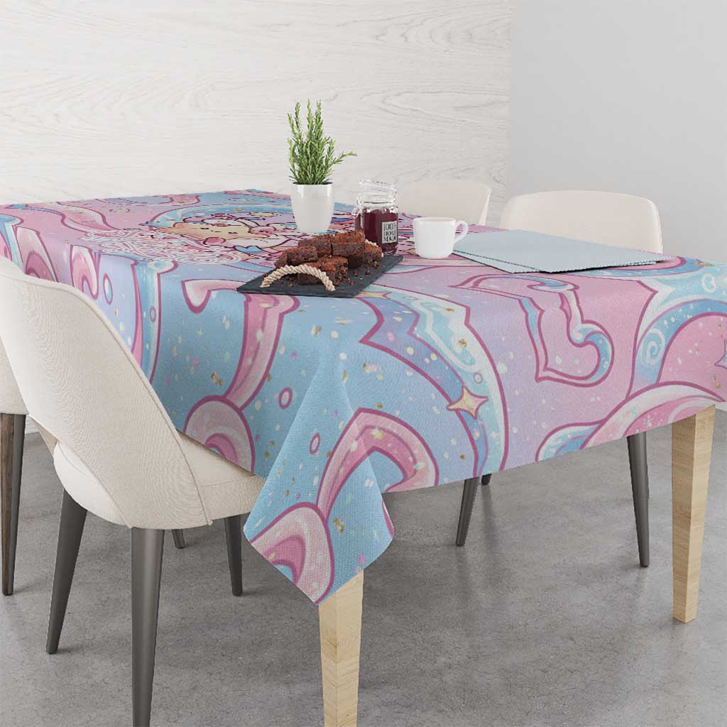 Sylveon Tablecloth Magical Pastel Heart Ribbon Art