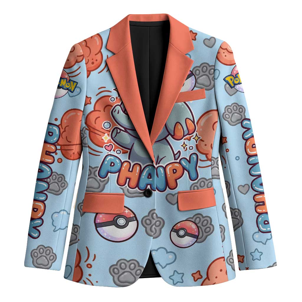 Phanpy Blazer Playful Kawaii Cloud Burst Art