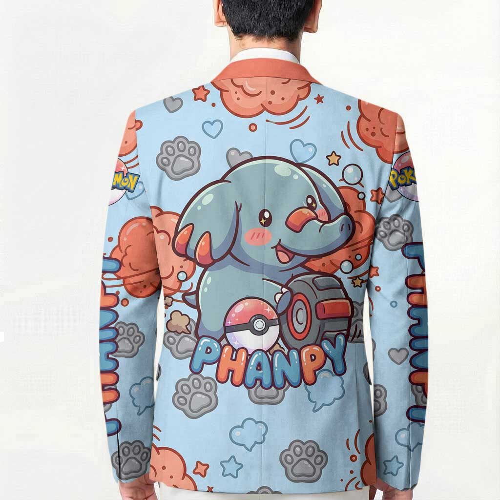 Phanpy Blazer Playful Kawaii Cloud Burst Art