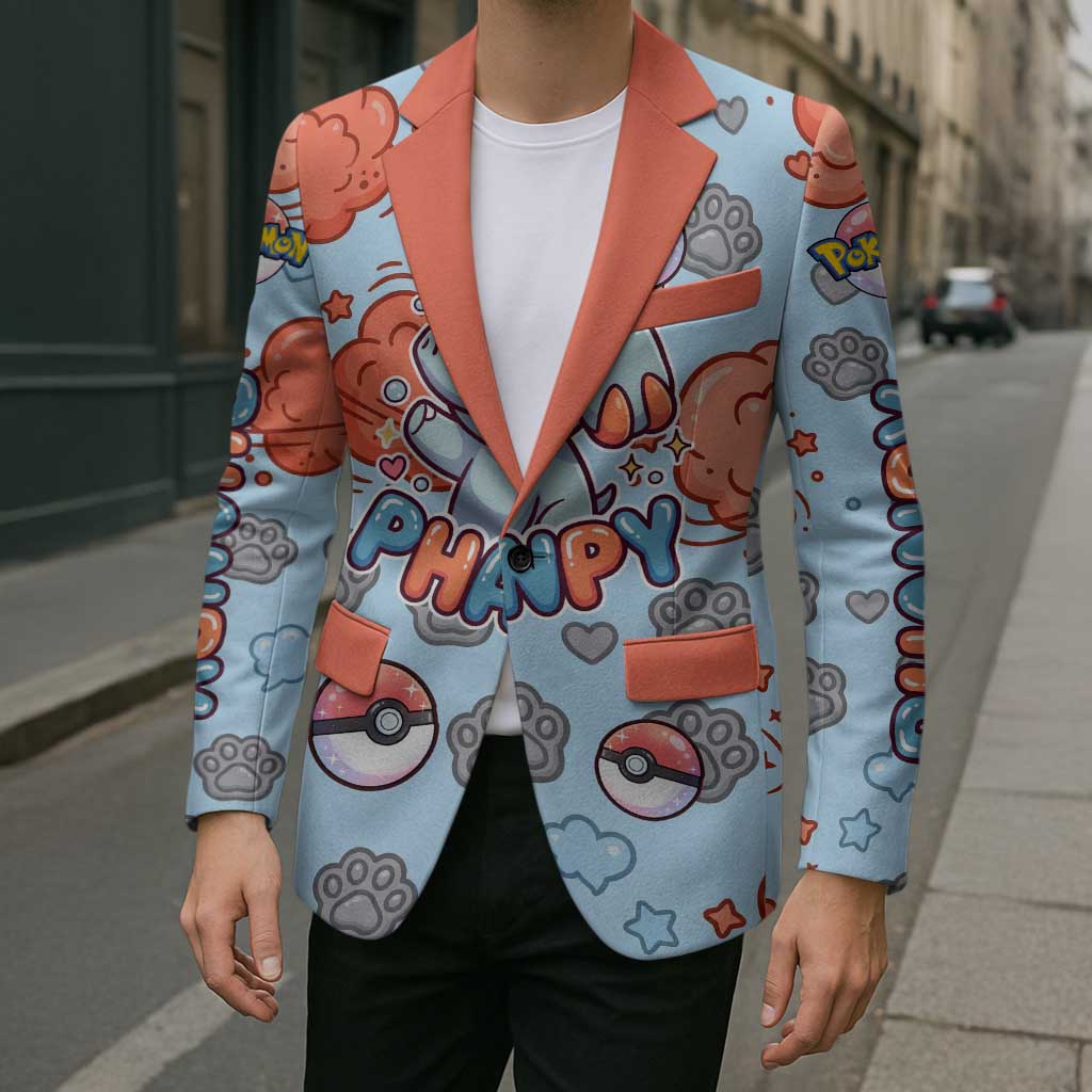 Phanpy Blazer Playful Kawaii Cloud Burst Art