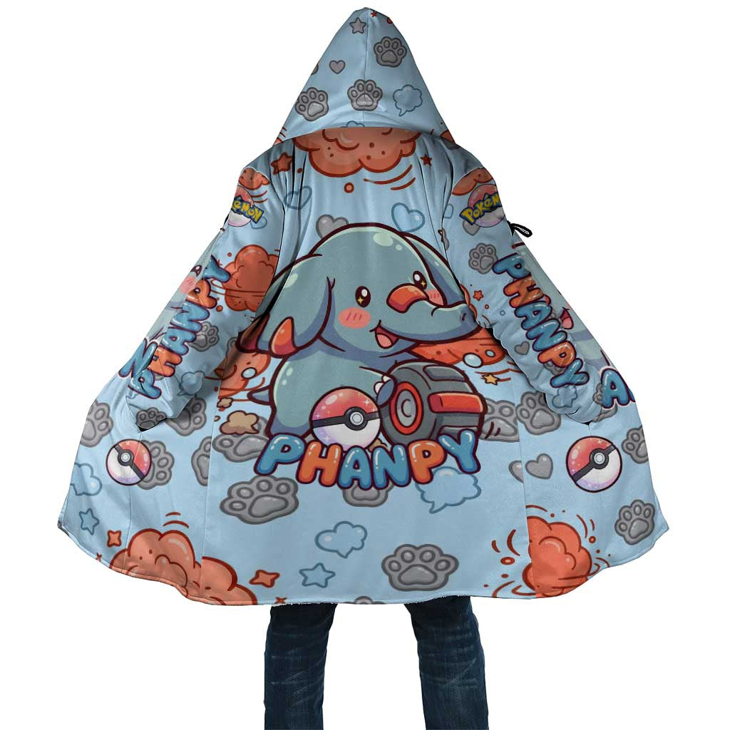 Phanpy Cloak Playful Kawaii Cloud Burst Art