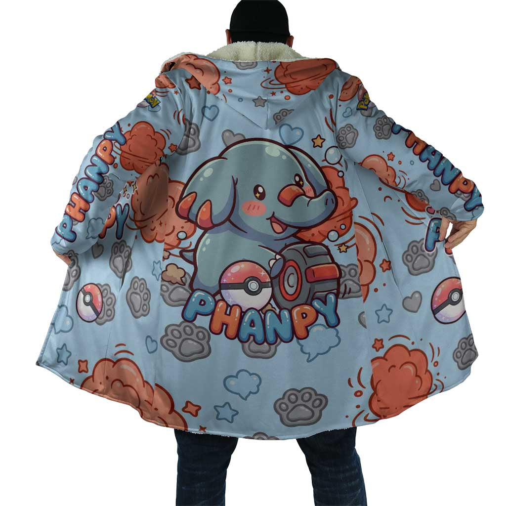 Phanpy Cloak Playful Kawaii Cloud Burst Art