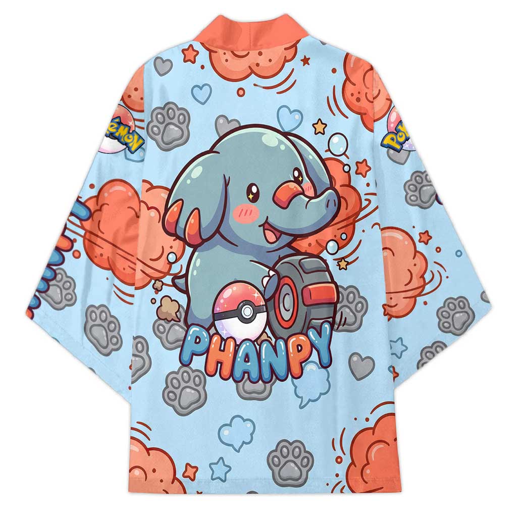 Phanpy Kimono Playful Kawaii Cloud Burst Art