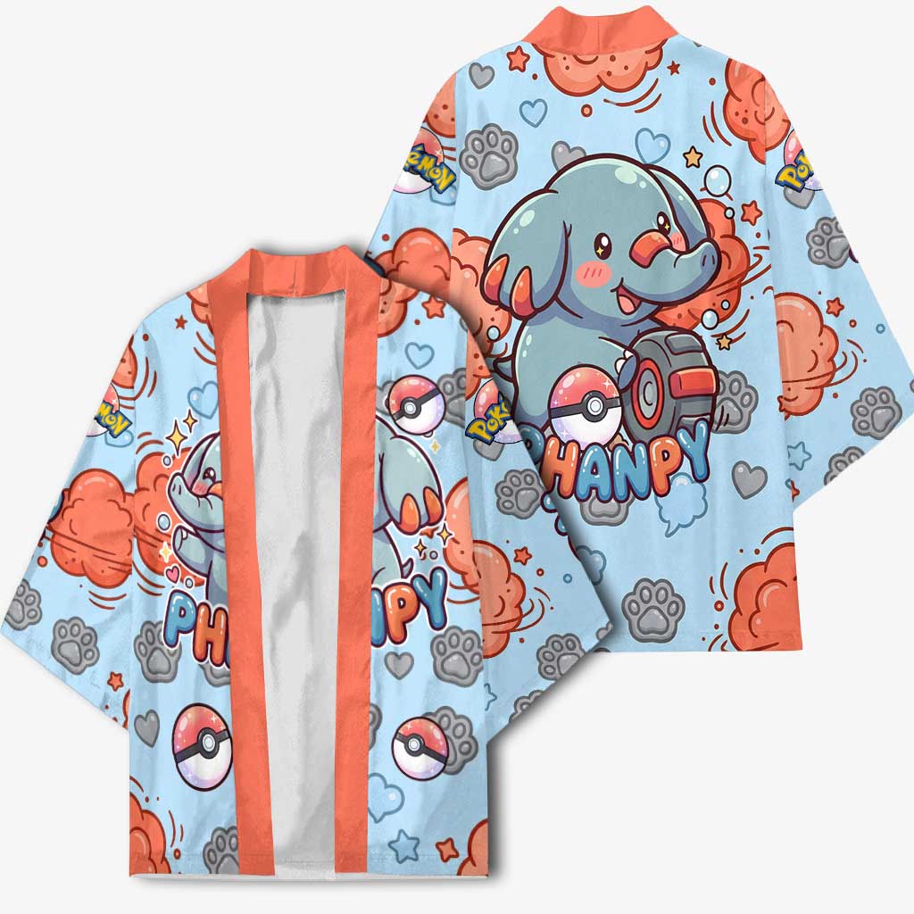 Phanpy Kimono Playful Kawaii Cloud Burst Art