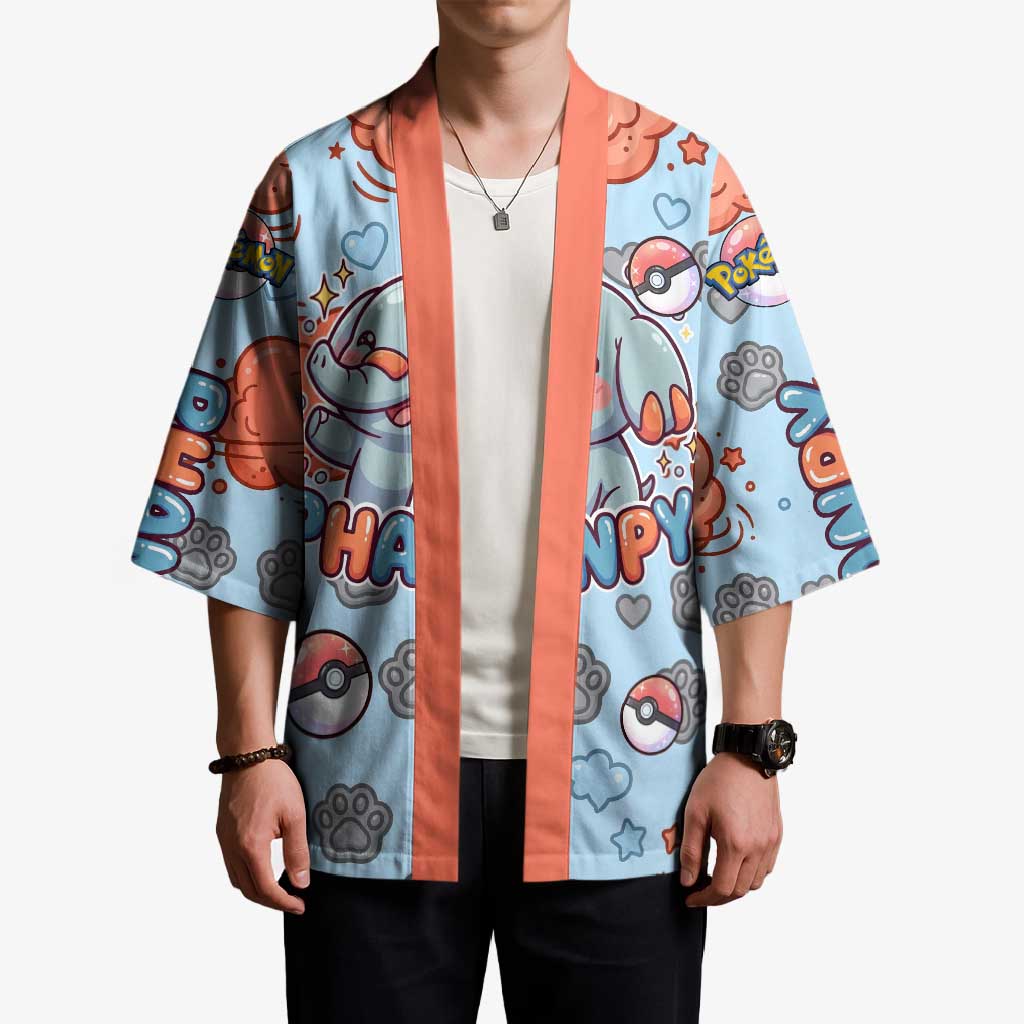 Phanpy Kimono Playful Kawaii Cloud Burst Art