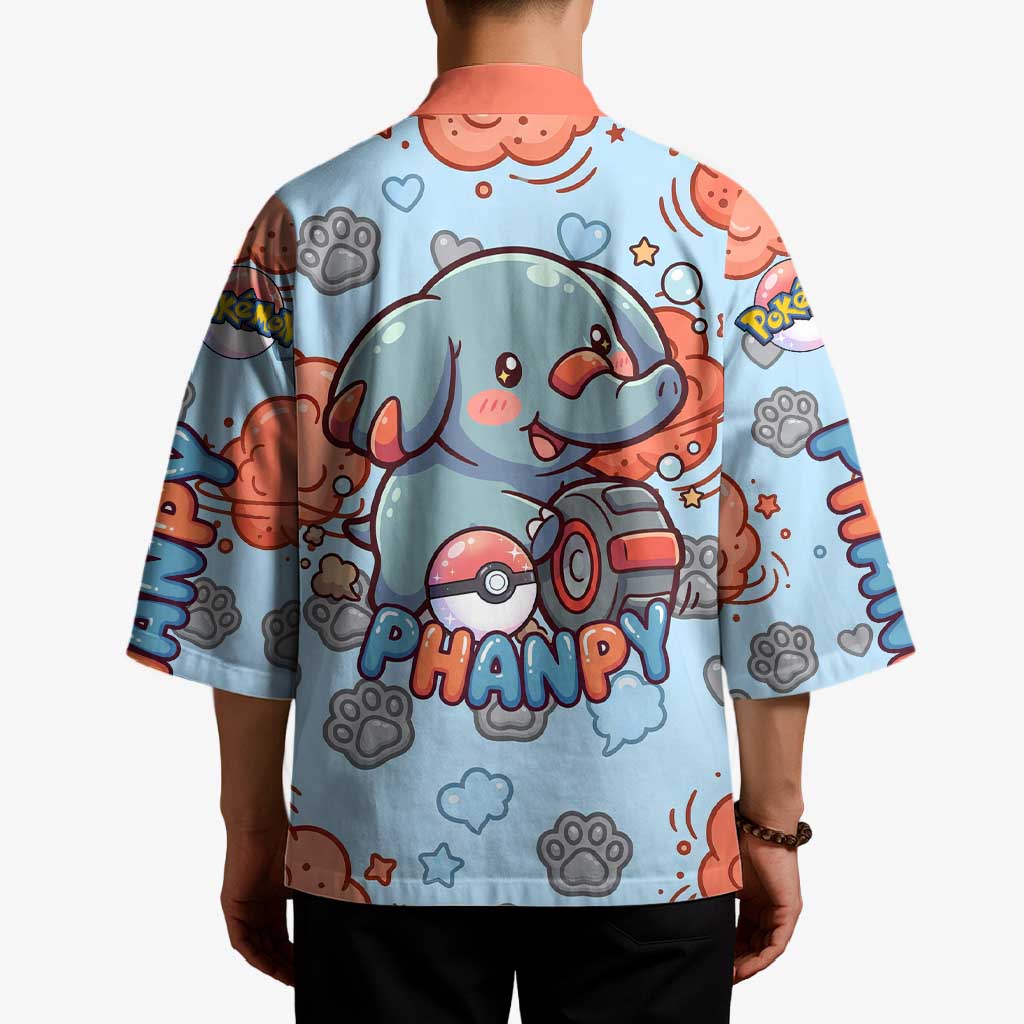 Phanpy Kimono Playful Kawaii Cloud Burst Art