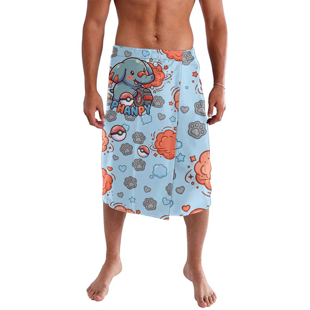 Phanpy Lavalava Playful Kawaii Cloud Burst Art