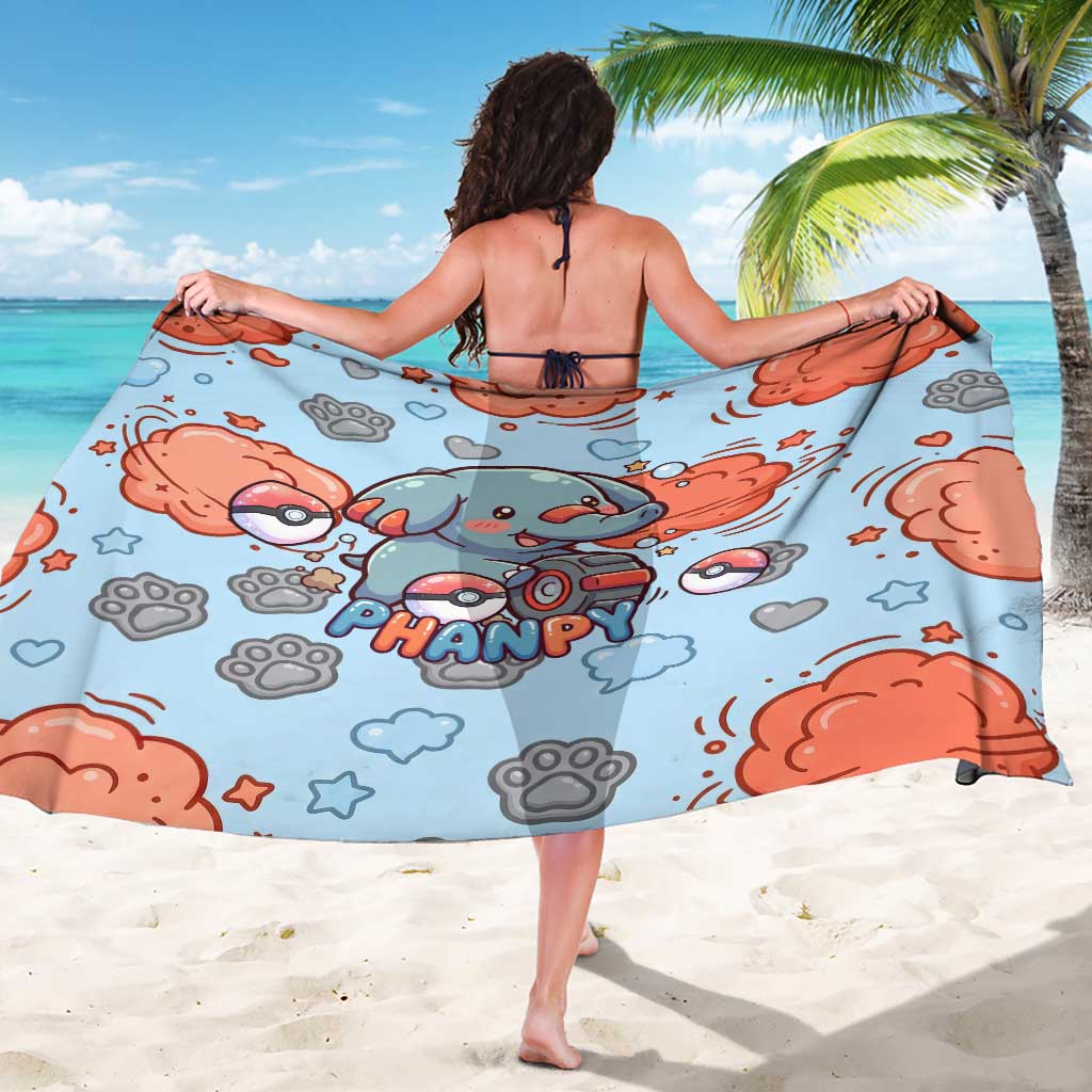 Phanpy Sarong Playful Kawaii Cloud Burst Art