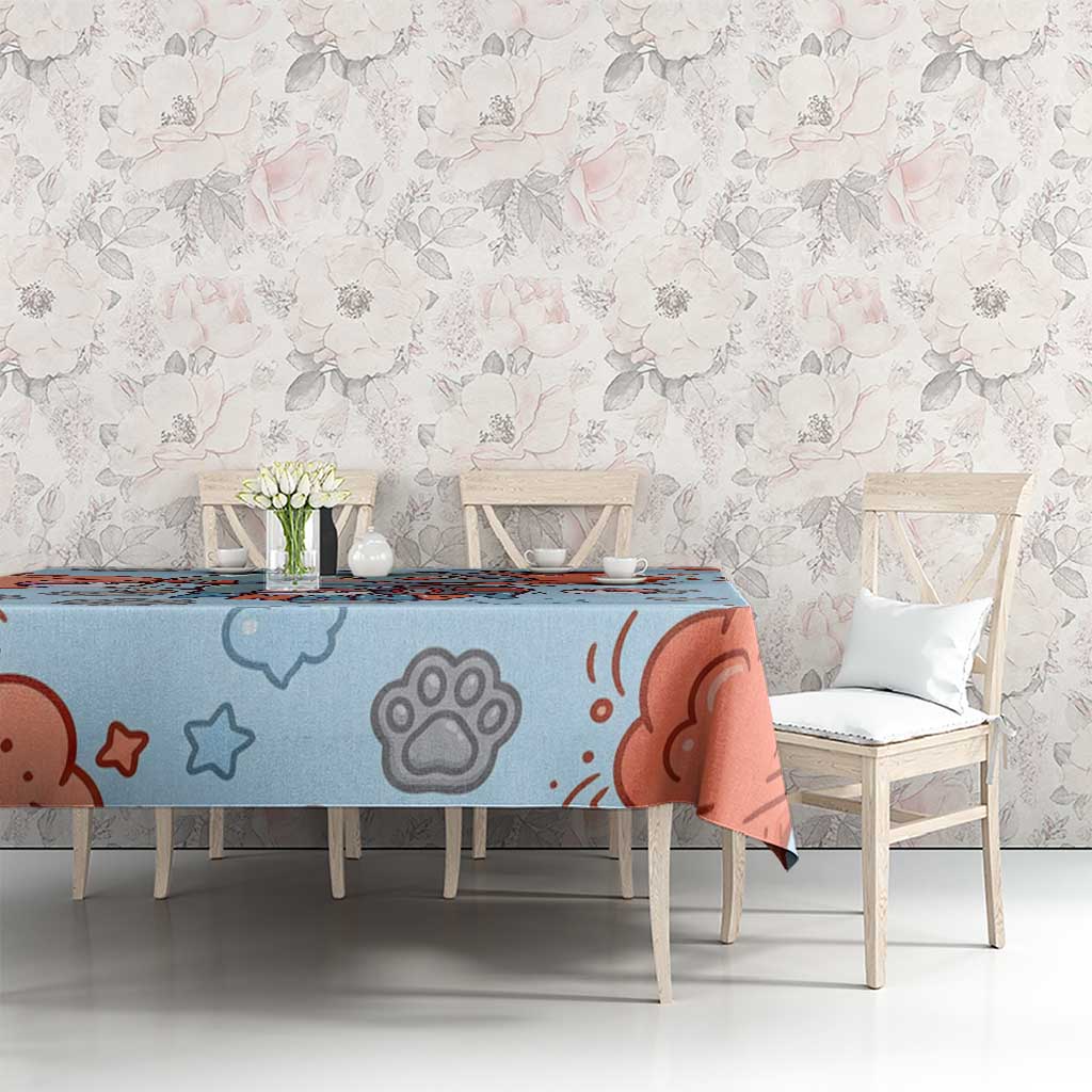 Phanpy Tablecloth Playful Kawaii Cloud Burst Art