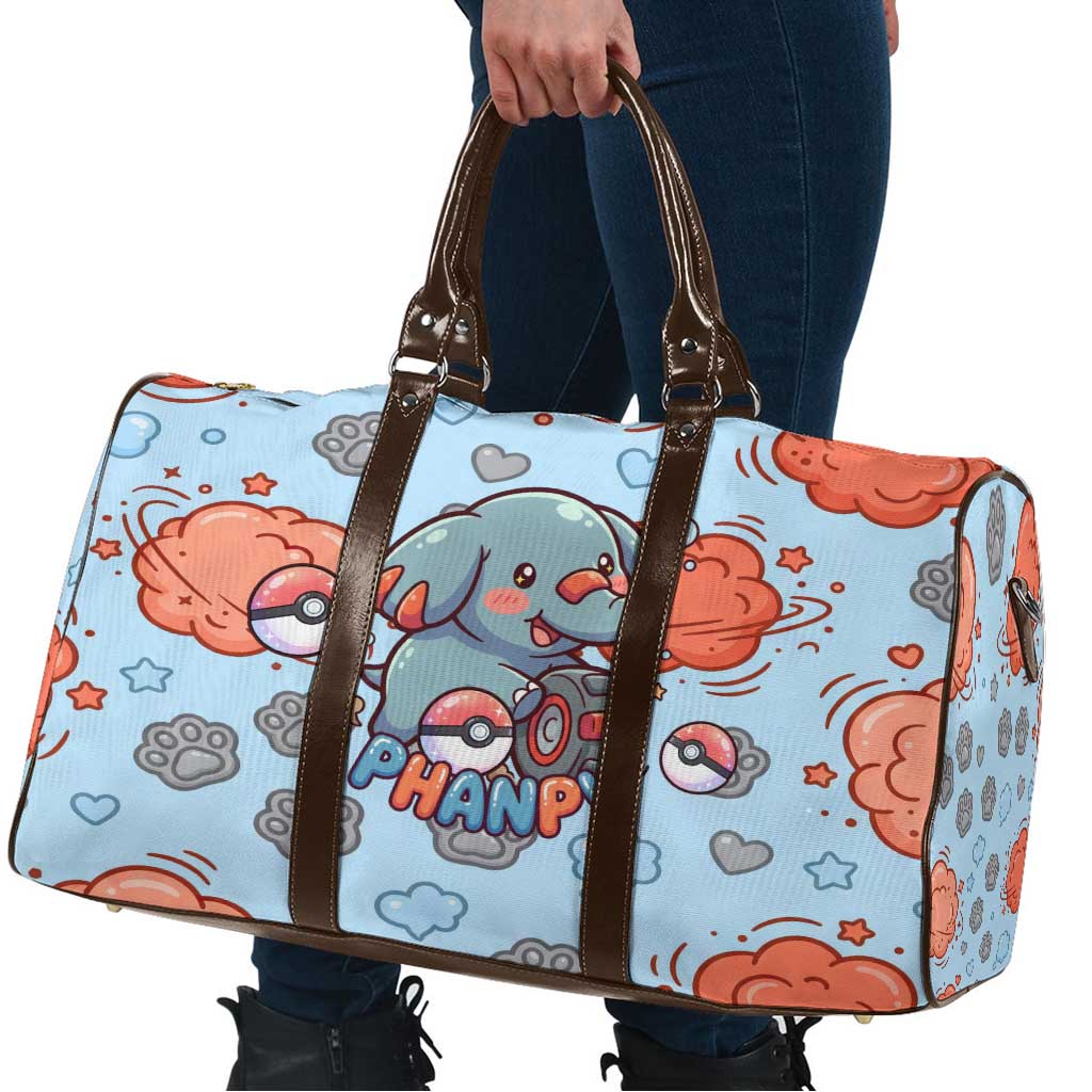 Phanpy Travel Bag Playful Kawaii Cloud Burst Art