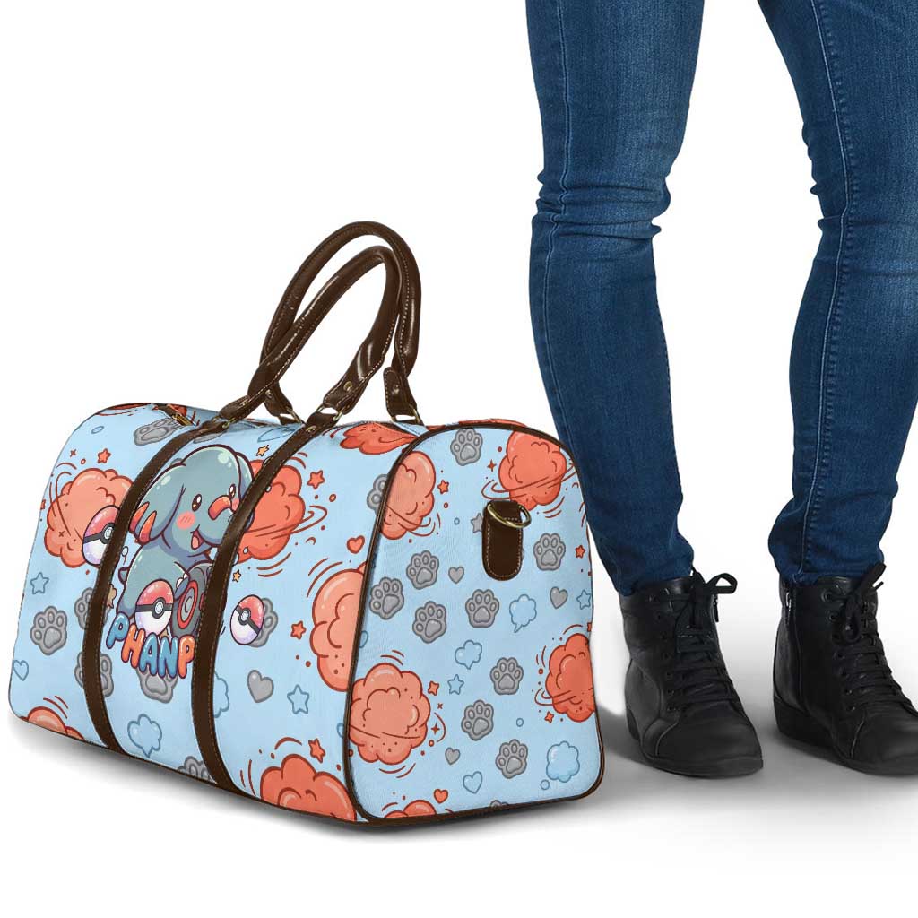 Phanpy Travel Bag Playful Kawaii Cloud Burst Art