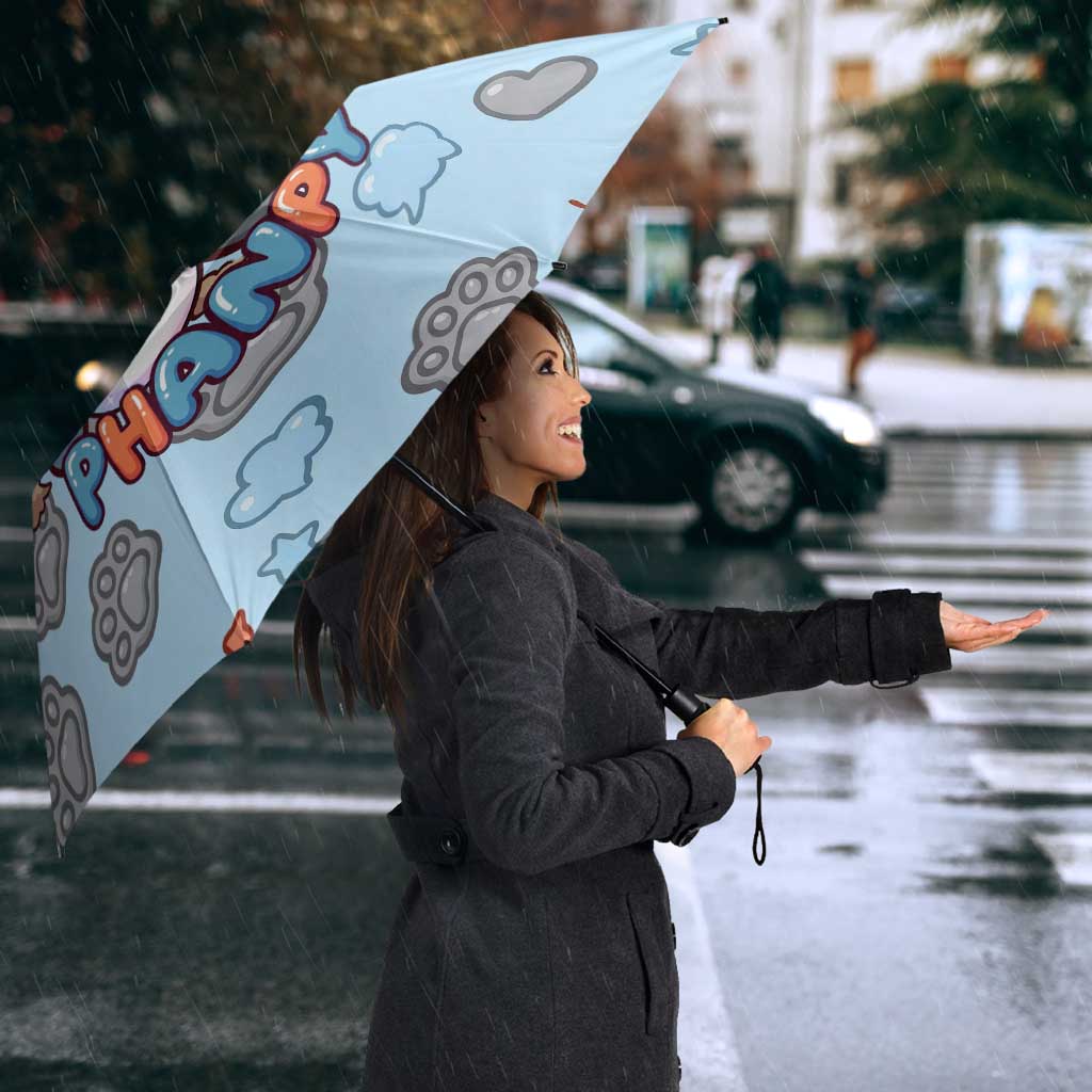 Phanpy Umbrella Playful Kawaii Cloud Burst Art