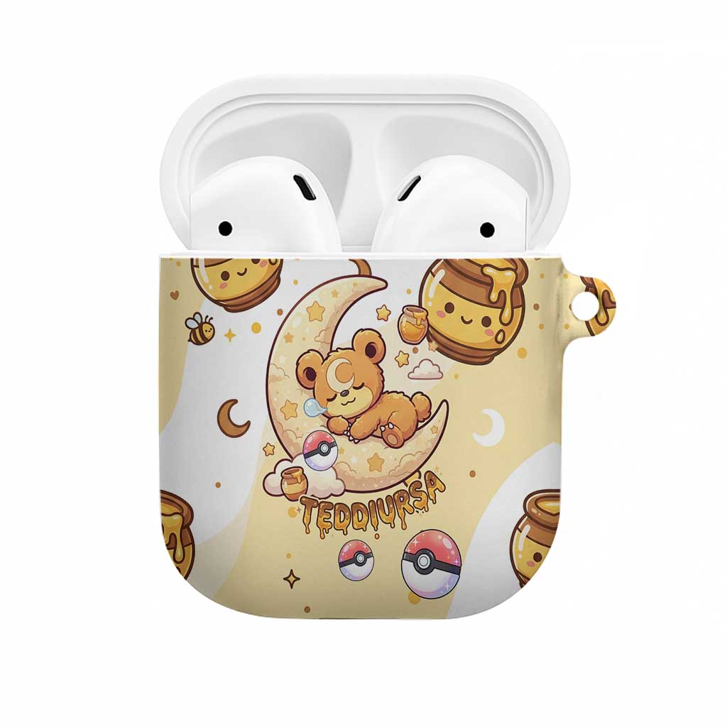 Teddiursa AirPods Case Sweet Honey Moon Kawaii Art
